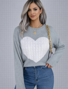 Heart Knit Sweater