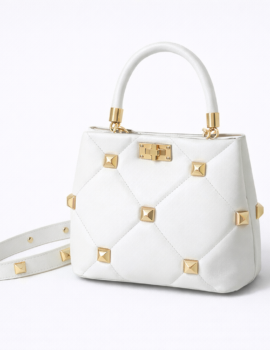 Rivet Bucket Crossbody Bag