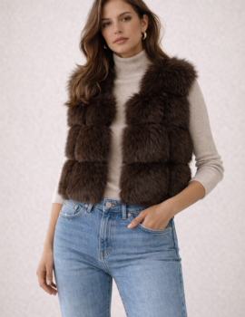 Vintage Faux Fur Vest